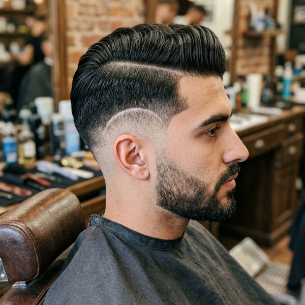 Comb Over Burst Fade