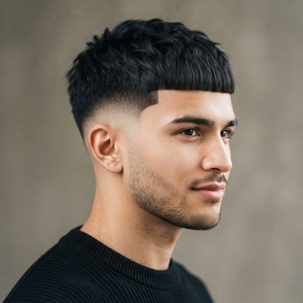 French Crop Burst Fade