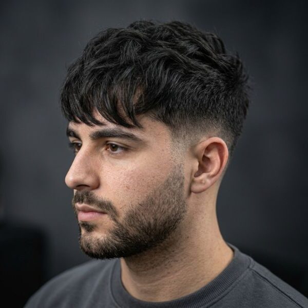 Fringe with Low Taper Fade