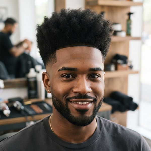 High Taper Fade Afro