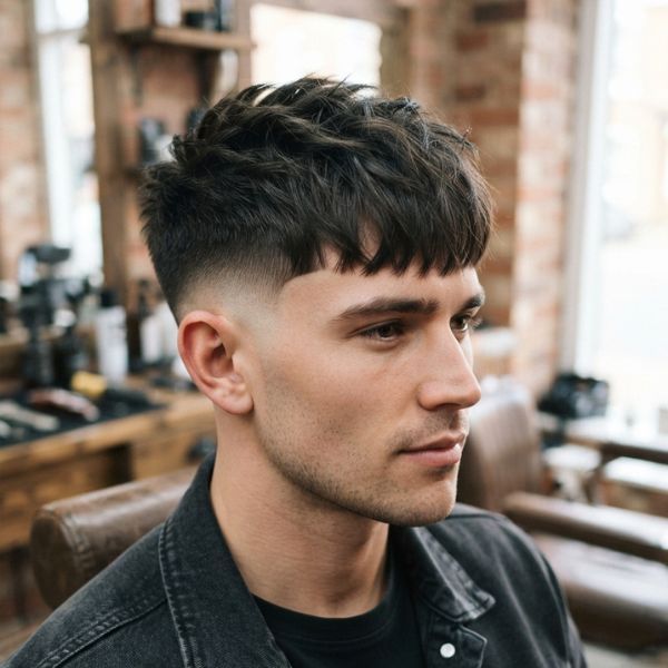 High Taper Fade Fringe