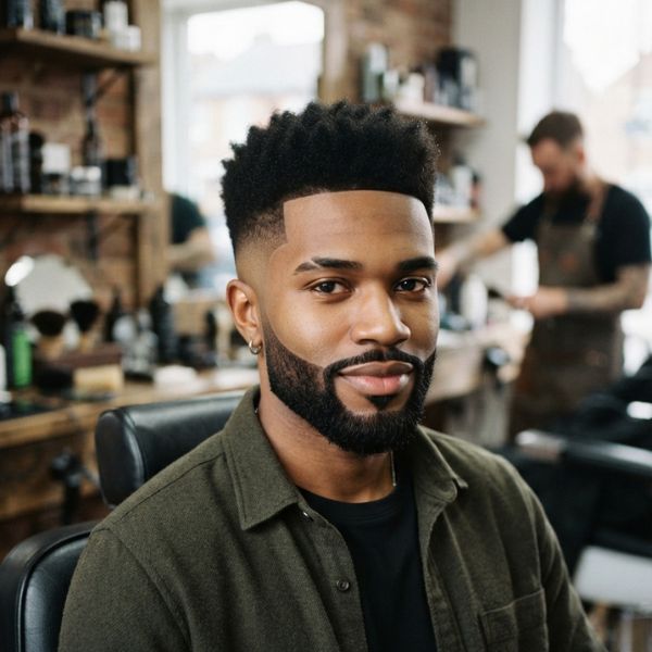 High Taper Fade with Beard