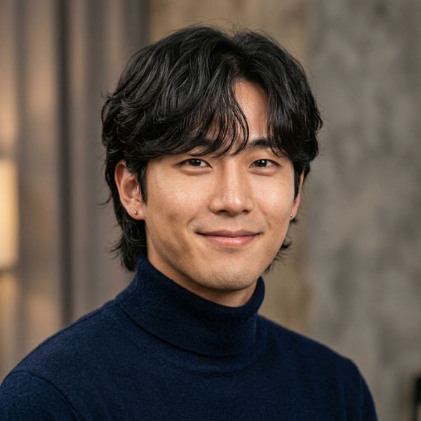 Korean Medium Hairstyle