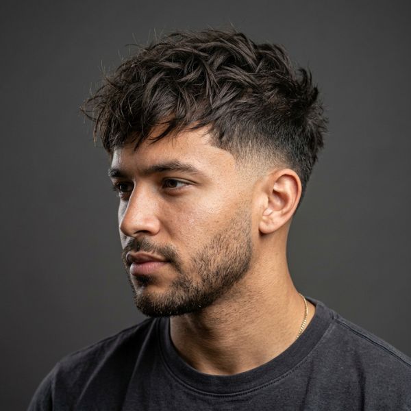 Low Taper Messy Texture