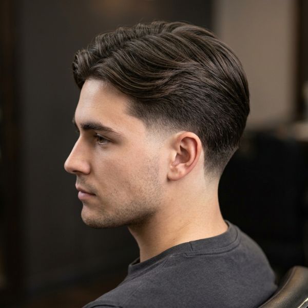 Low Taper Middle Part
