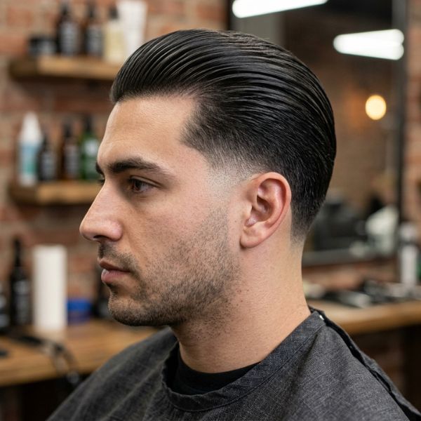 Low Taper Slick Back