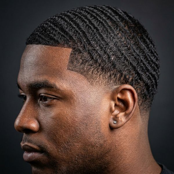Low Taper Wavy Hair