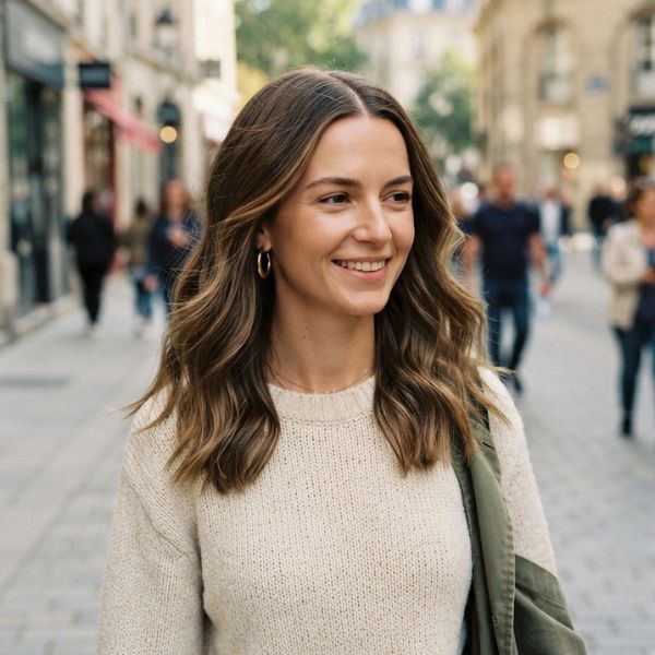 Medium Length Middle Part