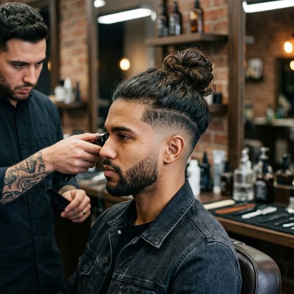 Mid Fade Long Hair