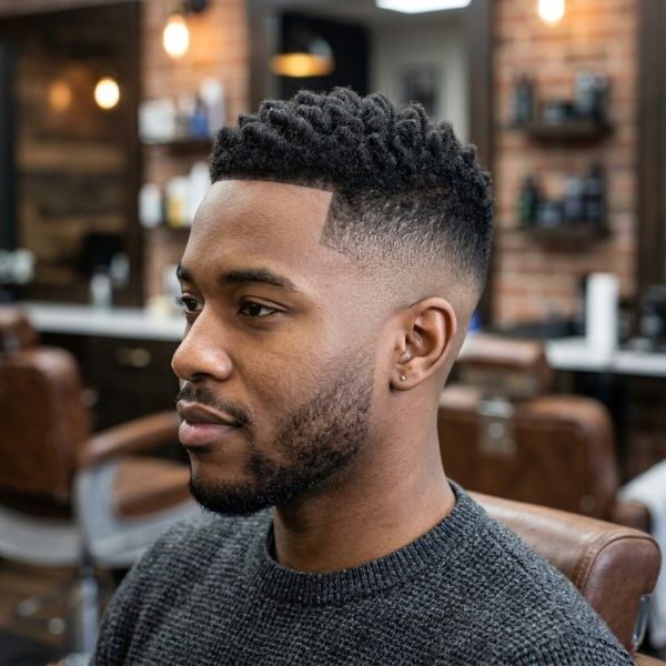Mid Fade Short Hair