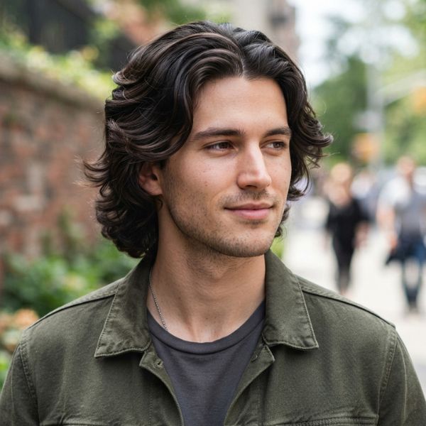 Middle Flow Haircut