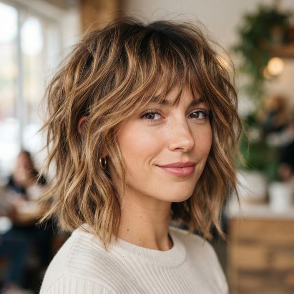 Shaggy Bob Cut