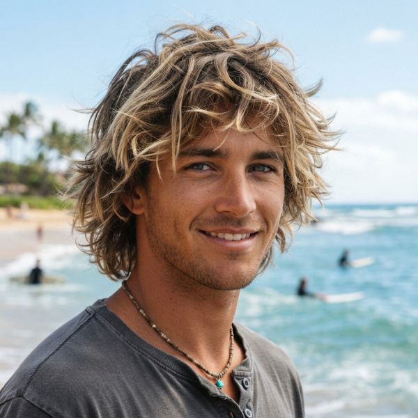 Shaggy Surfer Haircut