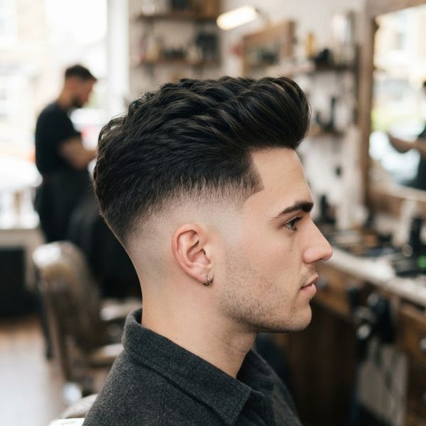 Shaved Sides Fade