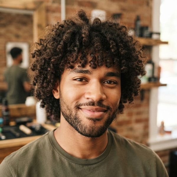 Coiled Shaggy Hairstyle