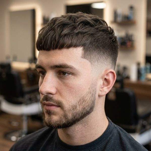 7. French Crop Mid Taper Fade
