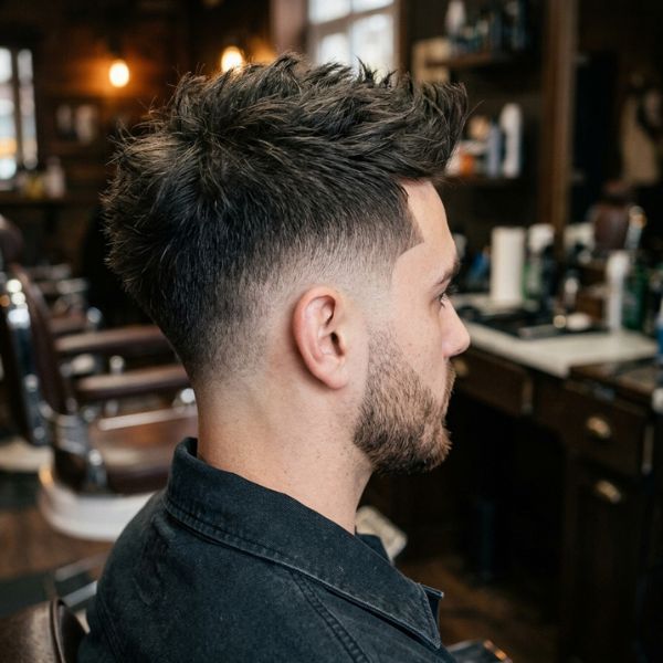 Drop Fade Faux Hawk