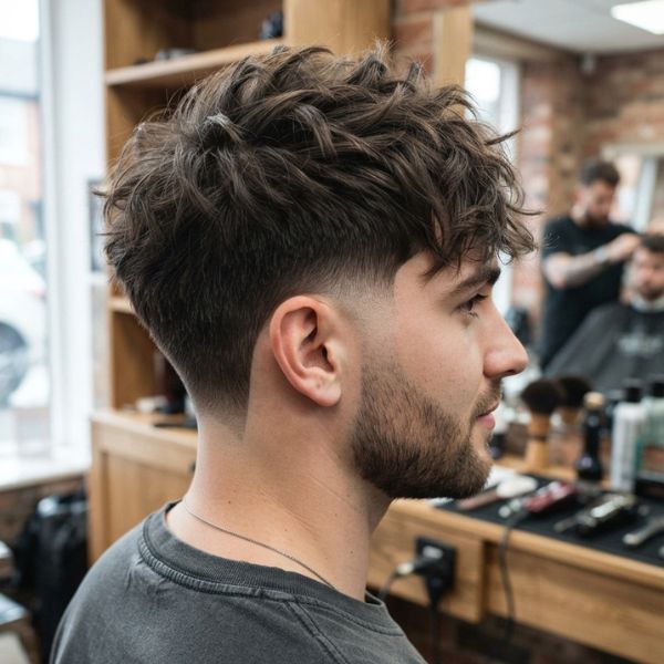 Drop Fade Messy Top
