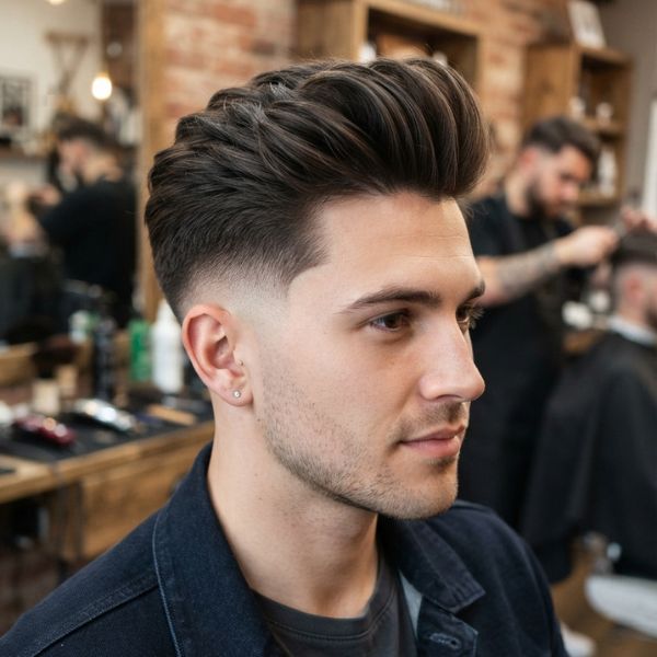 Drop Fade Quiff