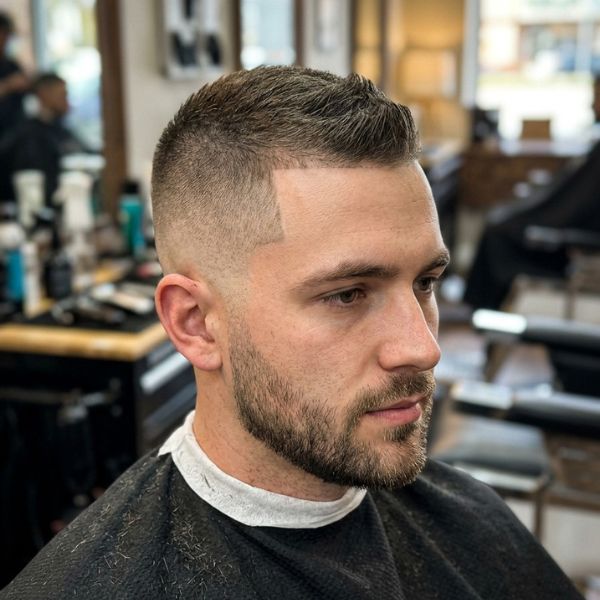 Faux Hawk Buzz Cut