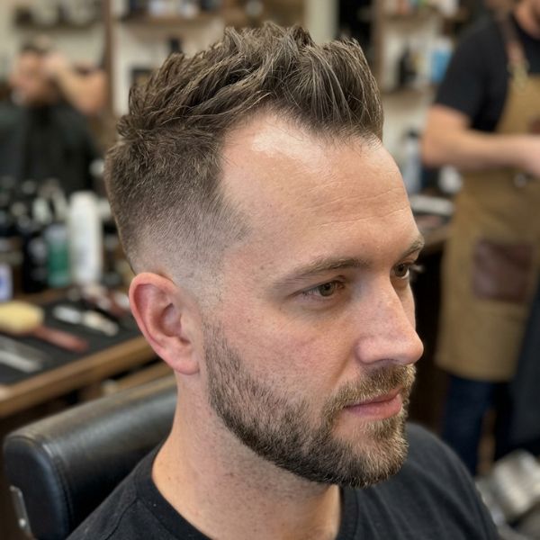 Faux Hawk for Receding Hairline