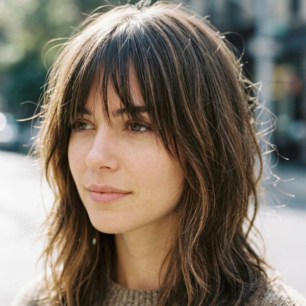 Long Textured Fringe
