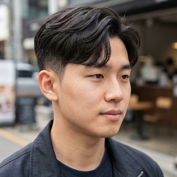 Low Fade Comma Hair