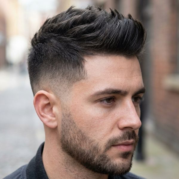 Medium Fade Faux Hawk