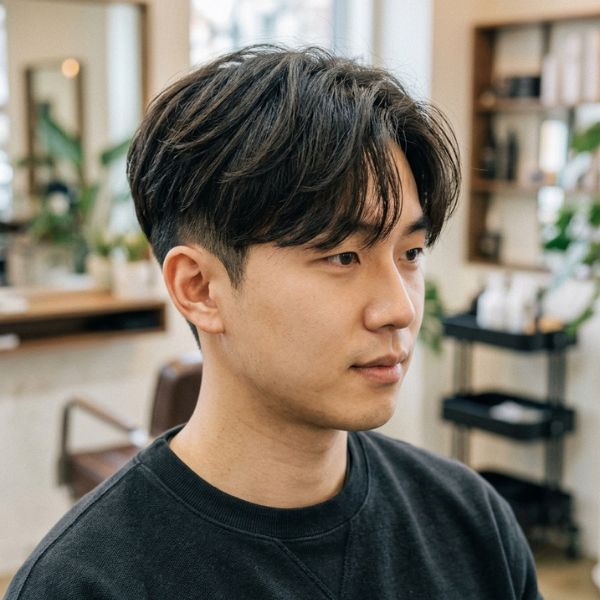 Medium Two Block Haircut