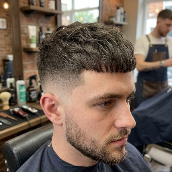 Mid Fade Crop Cut
