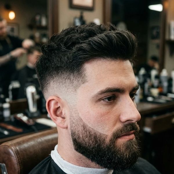 Skin Fade with Beard