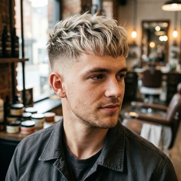 Textured Crop Blonde