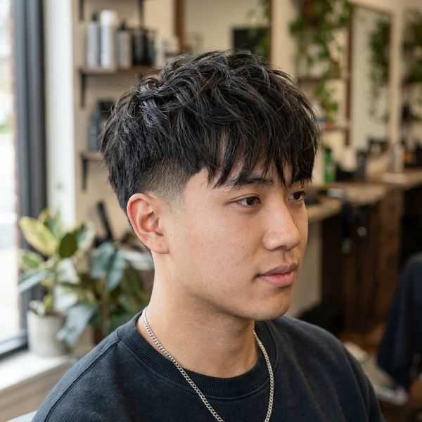 Textured Fringe Low Taper Asian