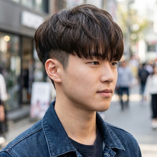 Two Block Bowl Hairstyle
